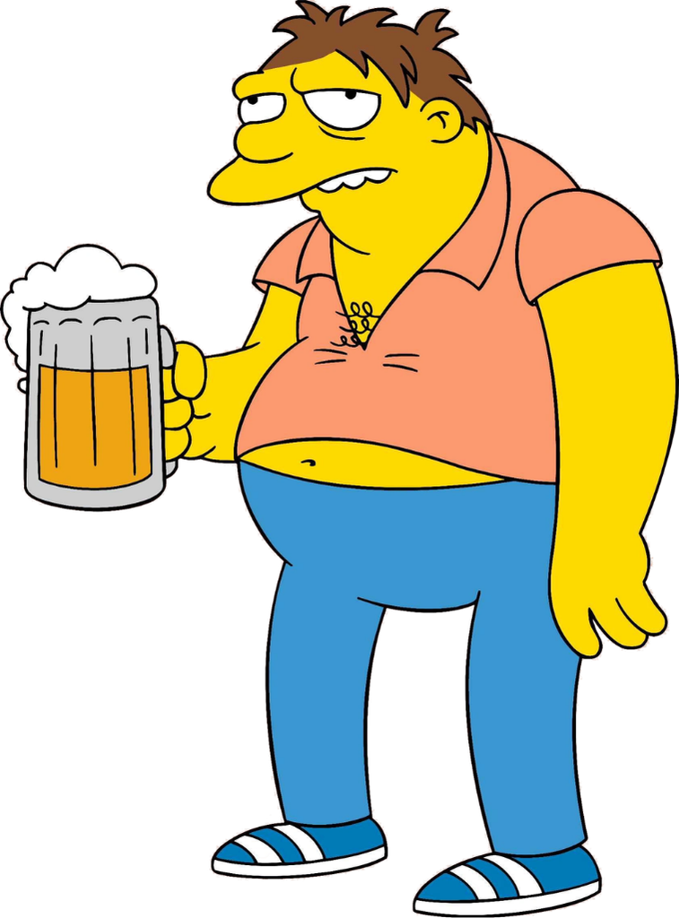Personaje brindando