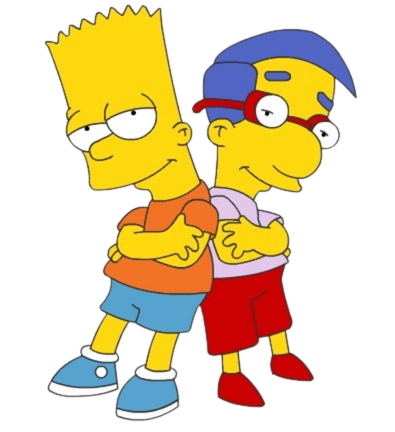 Personajes celebrando juntos